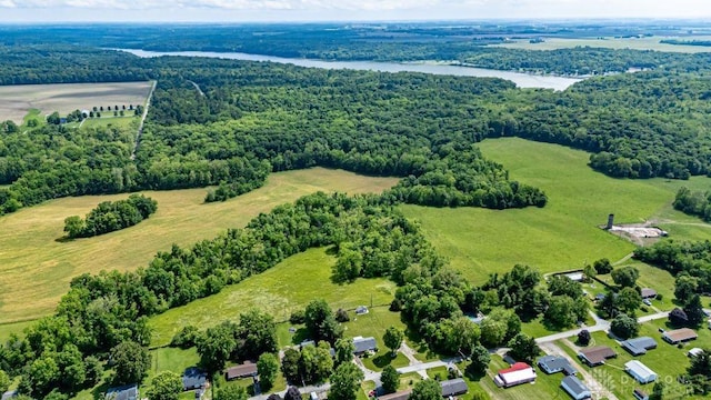 4292 Terrace Rd, College Corner, OH 45003 - aerial view of a forest and a nearby body of water