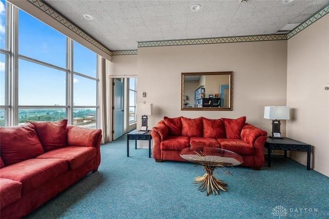 2230 S Patterson Blvd Unit 21, Dayton, OH 45409 - living room featuring carpet