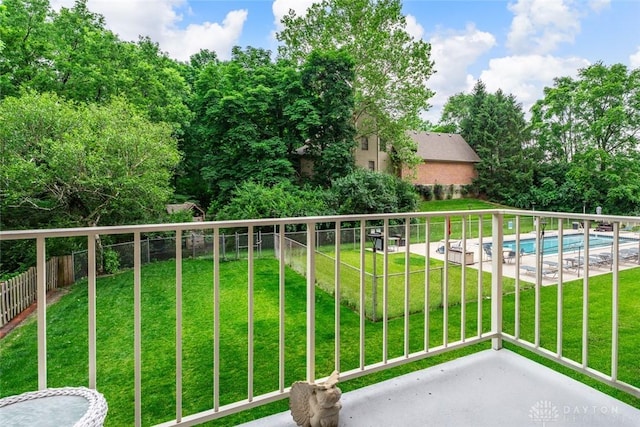 2230 S Patterson Blvd Unit 21, Dayton, OH 45409 - balcony featuring view of pool area