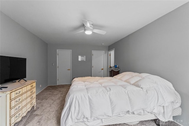 2230 S Patterson Blvd Unit 21, Dayton, OH 45409 - carpeted bedroom featuring ceiling fan