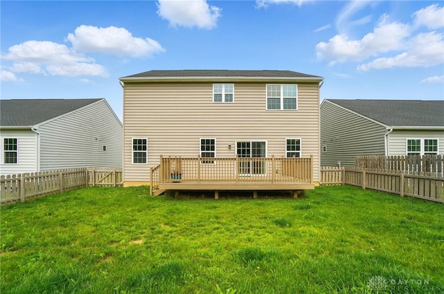 344 Warm Springs Dr, Fairborn, OH 45324 - back of house with a deck