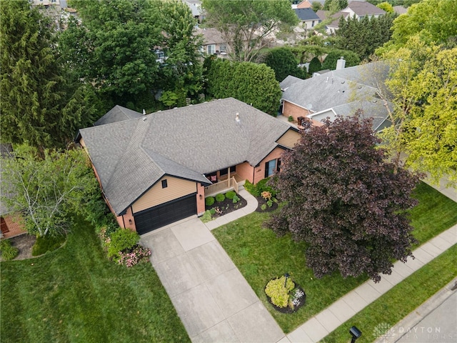1126 Justin Ridge Way, Waynesville, OH 45068 - aerial view of residential area