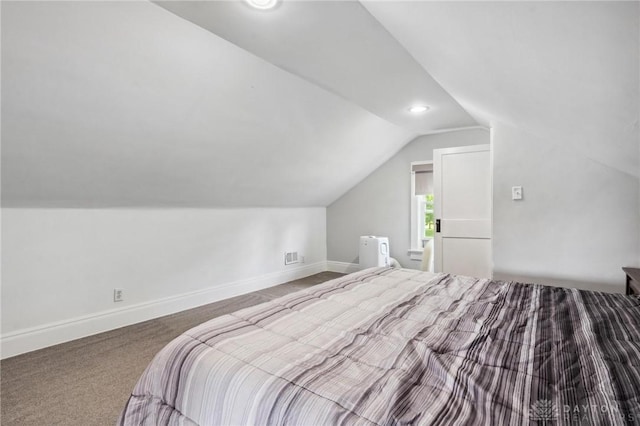 1153 Highridge Ave, Dayton, OH 45420 - bedroom with vaulted ceiling, carpet floors, and recessed lighting