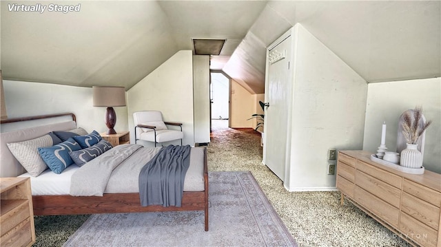 344 Triangle Ave, Oakwood, OH 45419 - bedroom featuring lofted ceiling and carpet
