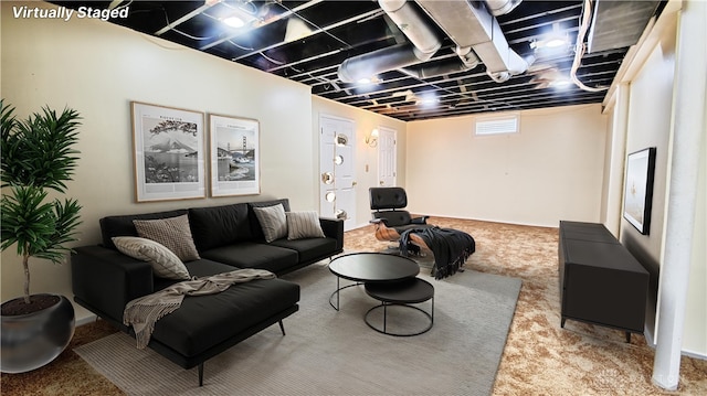 344 Triangle Ave, Oakwood, OH 45419 - living room with carpet