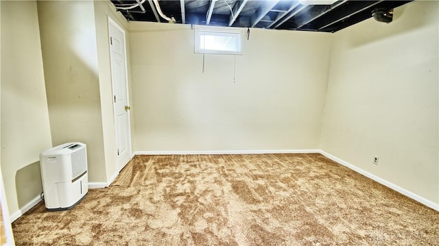 344 Triangle Ave, Oakwood, OH 45419 - below grade area featuring carpet and baseboards
