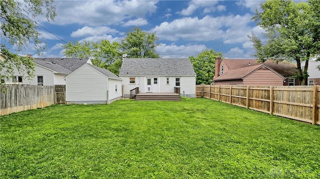 344 Triangle Ave, Oakwood, OH 45419 - rear view of house featuring a wooden deck