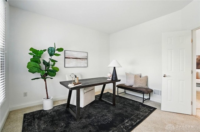 160 Harbour Dr, Springboro, OH 45066 - home office with baseboards and carpet flooring