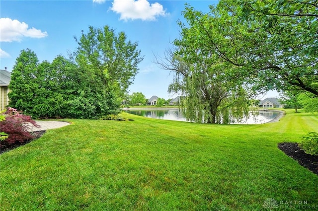 160 Harbour Dr, Springboro, OH 45066 - view of green lawn with a water view