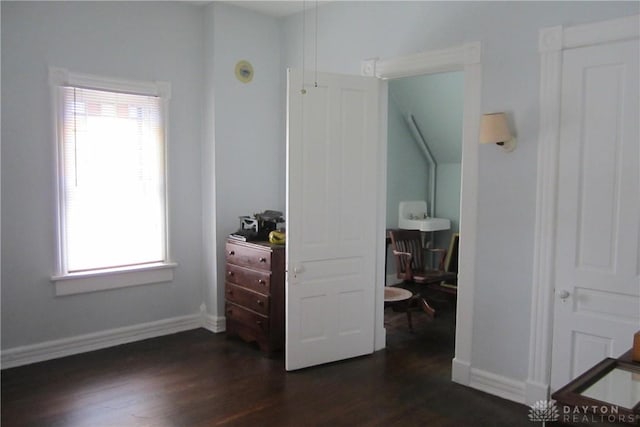 1600 Wayne Ave, Dayton, OH 45410 - bedroom featuring dark wood-style flooring and baseboards
