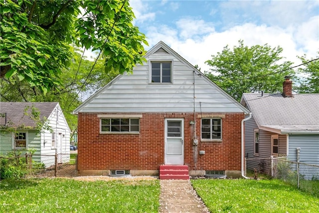 1208 Hale Ave, Dayton, OH 45419 - rear view of property featuring entry steps and brick siding