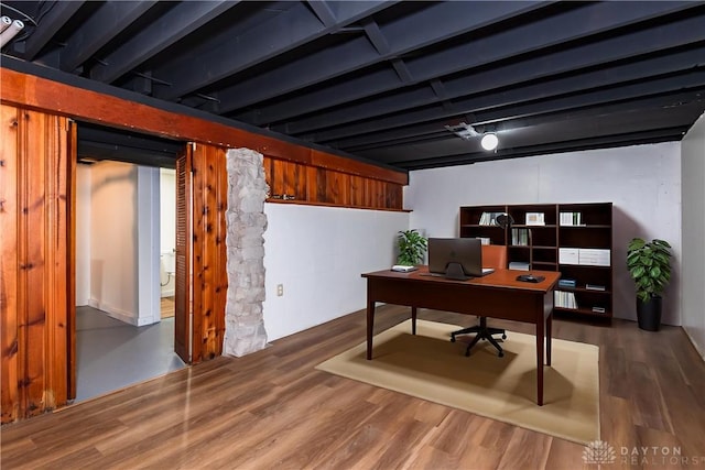 1208 Hale Ave, Dayton, OH 45419 - home office with wood finished floors