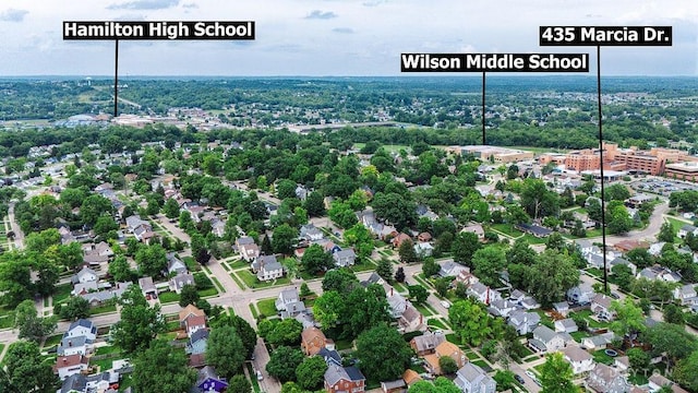 435 Marcia Ave, Hamilton, OH 45013 - drone / aerial view