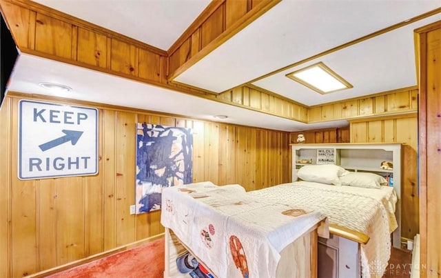 435 Marcia Ave, Hamilton, OH 45013 - bedroom featuring wooden walls