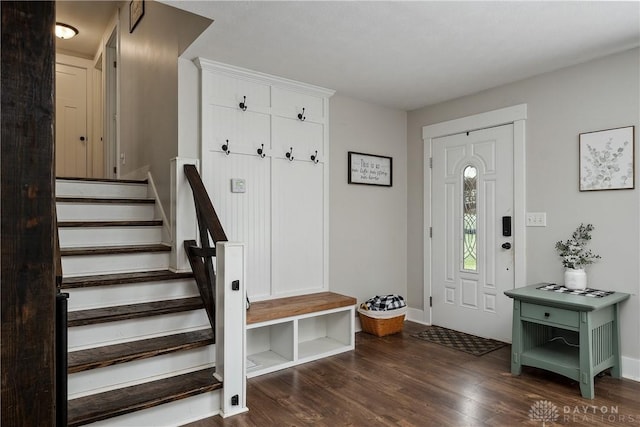 559 Stover Rd, West Alexandria, OH 45381 - mudroom with wood finished floors and baseboards