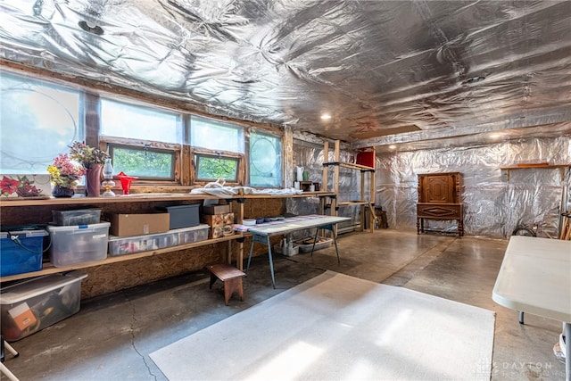 9891 Sugar St, Germantown, OH 45327 - misc room featuring concrete flooring