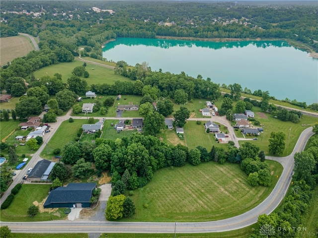 9891 Sugar St, Germantown, OH 45327 - drone / aerial view of a nearby body of water