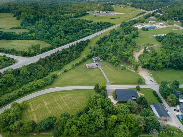 9891 Sugar St, Germantown, OH 45327 - aerial view of property's location with rural landscape and abundant farmland