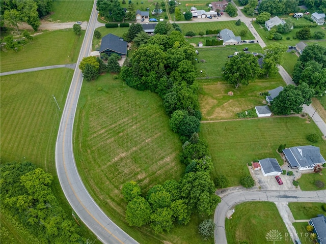 9891 Sugar St, Germantown, OH 45327 - aerial view of property and surrounding area with rural landscape
