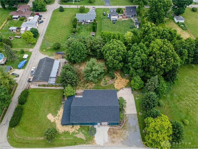 9891 Sugar St, Germantown, OH 45327 - aerial view of property and surrounding area with nearby suburban area