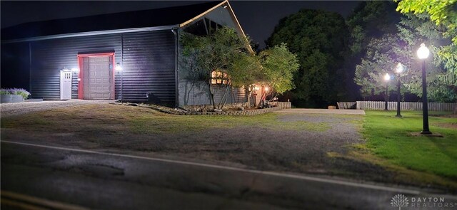 9891 Sugar St, Germantown, OH 45327 - view of property exterior at night