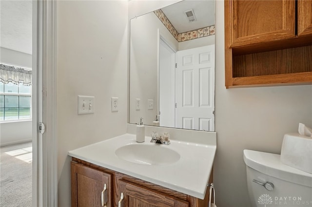 5555 Stone Path Dr, Middletown, OH 45042 - half bath with vanity and toilet