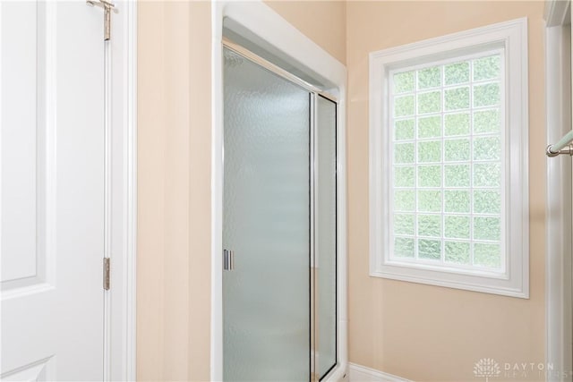 2082 Tamarack Ridge Ct, Beavercreek, OH 45431 - full bathroom featuring healthy amount of natural light and a shower stall