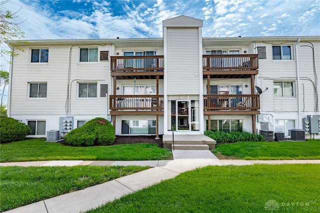 2225 Coach Dr Unit 29A, Kettering, OH 45440 - view of property featuring central AC unit