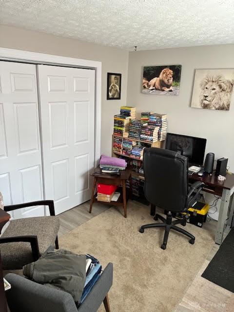 8722 Washington Colony Dr, Dayton, OH 45458 - office featuring a textured ceiling