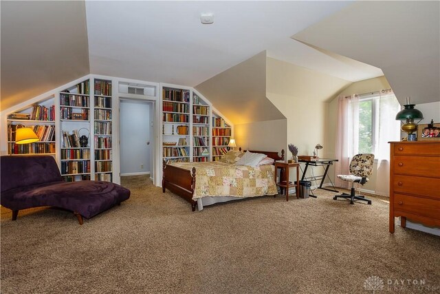 446 Lookout Rdg, Oakwood, OH 45419 - carpeted bedroom featuring vaulted ceiling
