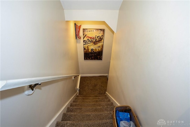 446 Lookout Rdg, Oakwood, OH 45419 - stairs with carpet floors and baseboards