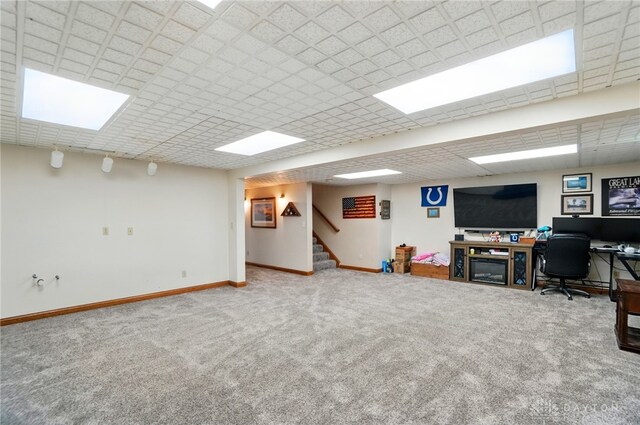 5193 Horseshoe Dr, Lewisburg, OH 45338 - carpeted office space with baseboards