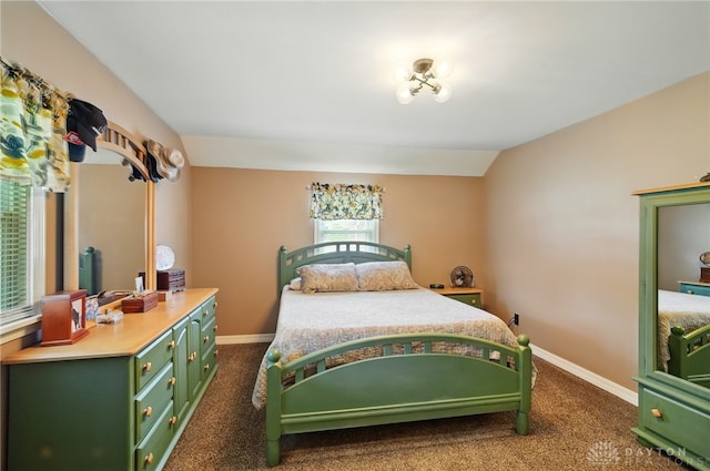 646 Barnhart Rd, Troy, OH 45373 - bedroom featuring dark carpet and baseboards
