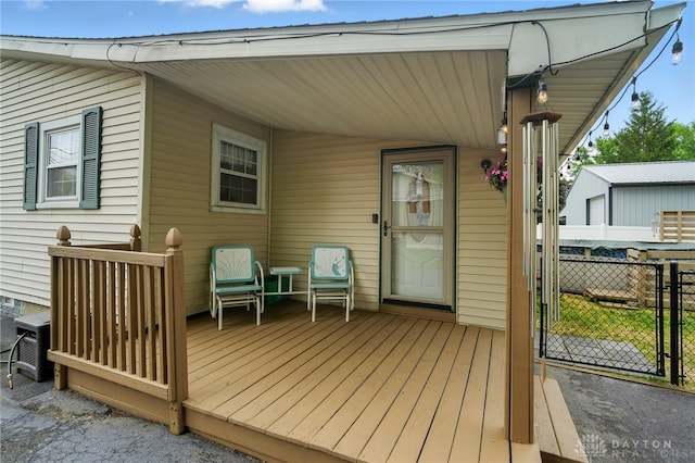 646 Barnhart Rd, Troy, OH 45373 - view of wooden terrace