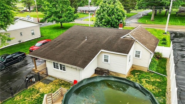646 Barnhart Rd, Troy, OH 45373 - view from above of property