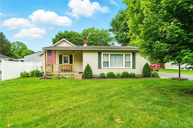 646 Barnhart Rd, Troy, OH 45373 - view of front of house featuring a porch and a chimney