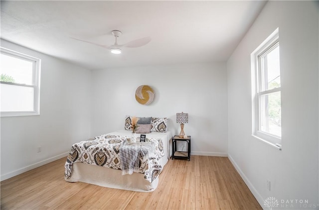 165 Mcreynolds St, Dayton, OH 45403 - bedroom featuring wood finished floors and ceiling fan
