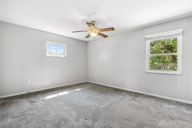 4278 Crownwood Ave, Dayton, OH 45415 - carpeted empty room with a ceiling fan and baseboards