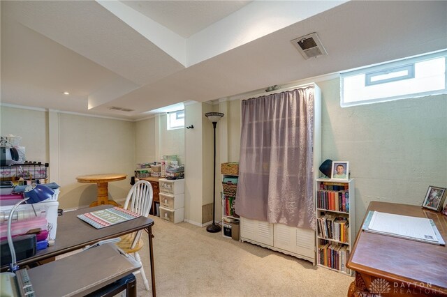 2231 King Ave, Dayton, OH 45420 - home office with carpet flooring