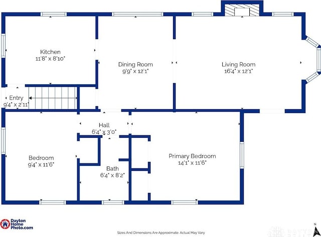 2231 King Ave, Dayton, OH 45420 - view of floor plan / room layout