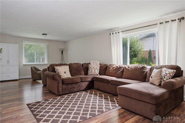 2378 E Rahn Rd, Kettering, OH 45440 - living area featuring healthy amount of natural light and wood finished floors