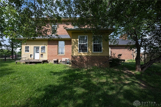 3149 W State Route 73, Wilmington, OH 45177 - back of house featuring brick siding