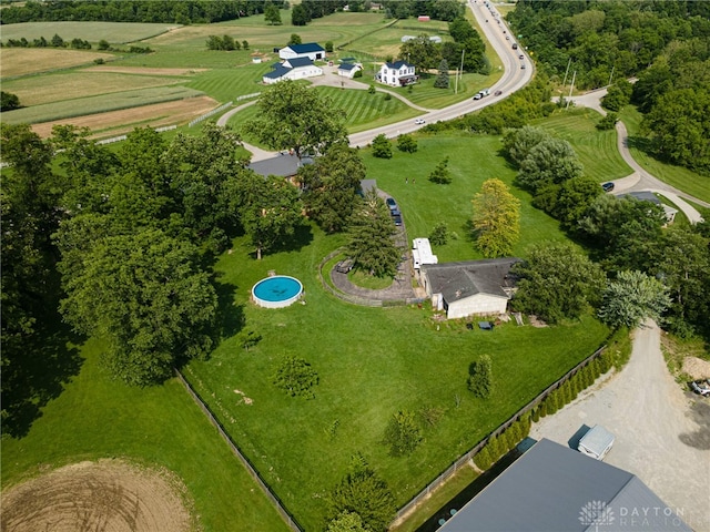 3149 W State Route 73, Wilmington, OH 45177 - aerial view of property and surrounding area featuring rural landscape