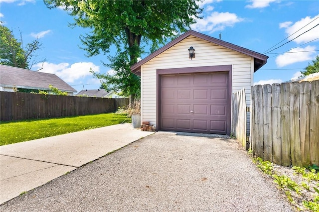 1707 Maiden Ln, Springfield, OH 45504 - detached garage featuring asphalt driveway