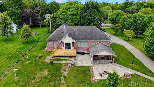 3862 Robinson Vail Rd, Franklin, OH 45005 - aerial view of property and surrounding area