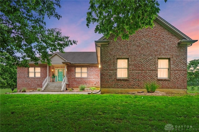 3862 Robinson Vail Rd, Franklin, OH 45005 - view of front facade featuring brick siding and a lawn