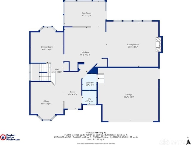 3334 Greycliff Trl, Franklin Twp, OH 45005 - view of property floor plan