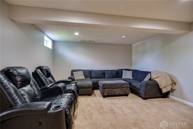 3334 Greycliff Trl, Franklin Twp, OH 45005 - carpeted living area featuring recessed lighting and baseboards