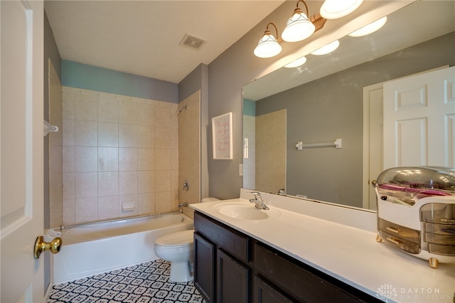 3334 Greycliff Trl, Franklin Twp, OH 45005 - bathroom featuring vanity, washtub / shower combination, and tile patterned floors
