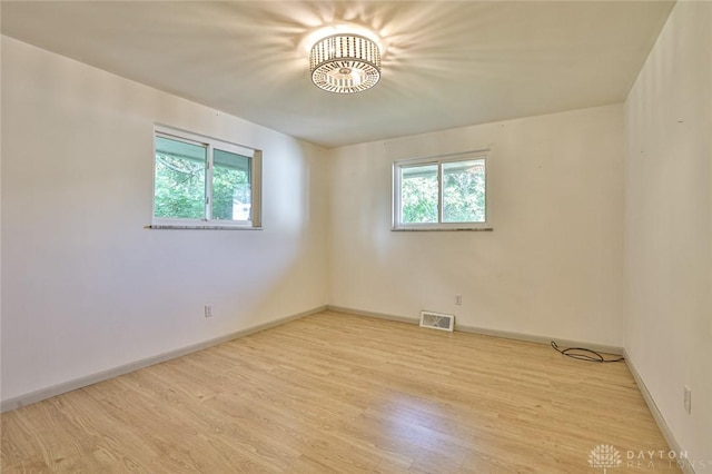 4108 Central Ave, Middletown, OH 45044 - empty room with light wood-style flooring and baseboards
